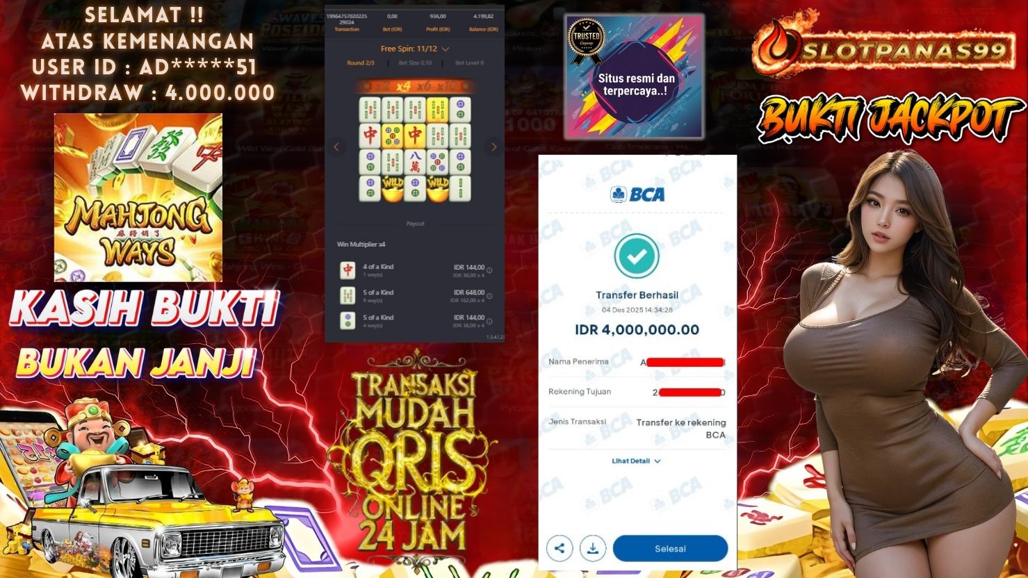 SLOTPANAS99 JACKPOT SLOT MAHJONG WAYS